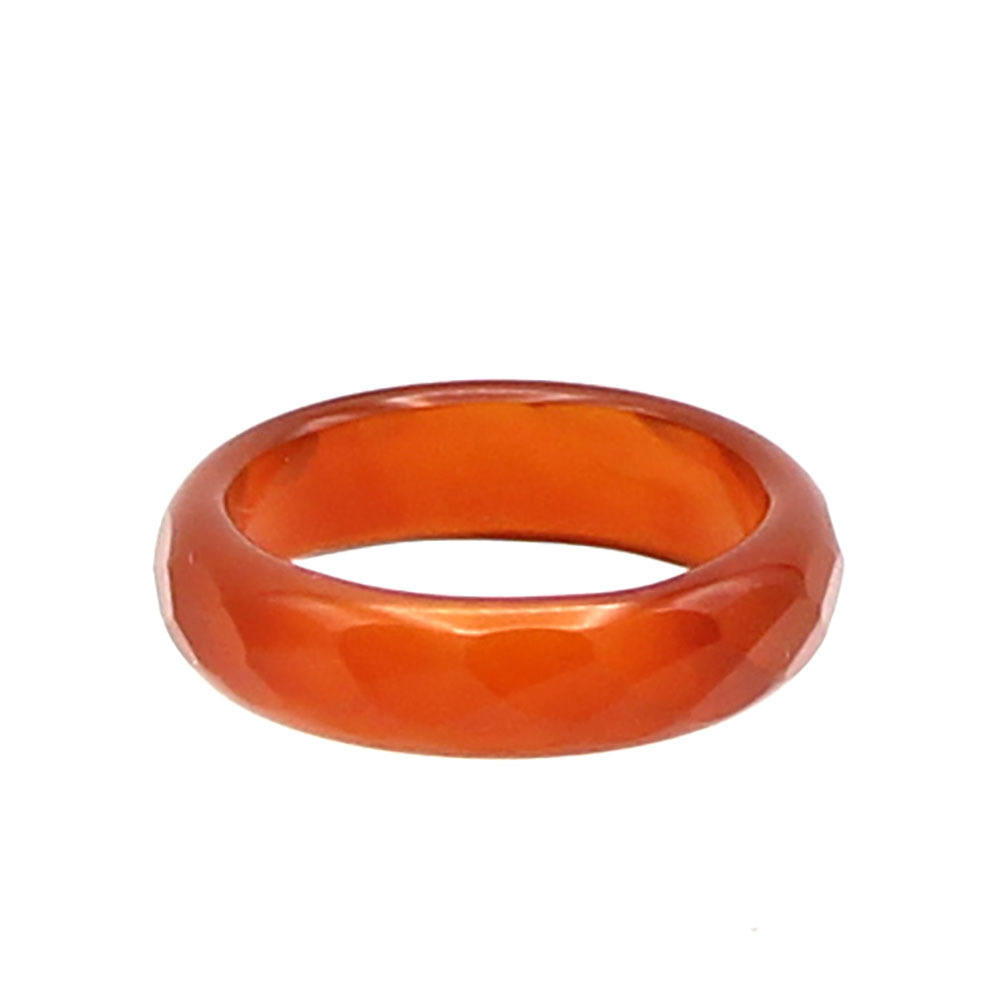 Кольцо "Оберег" сердолик оранжевый асс.