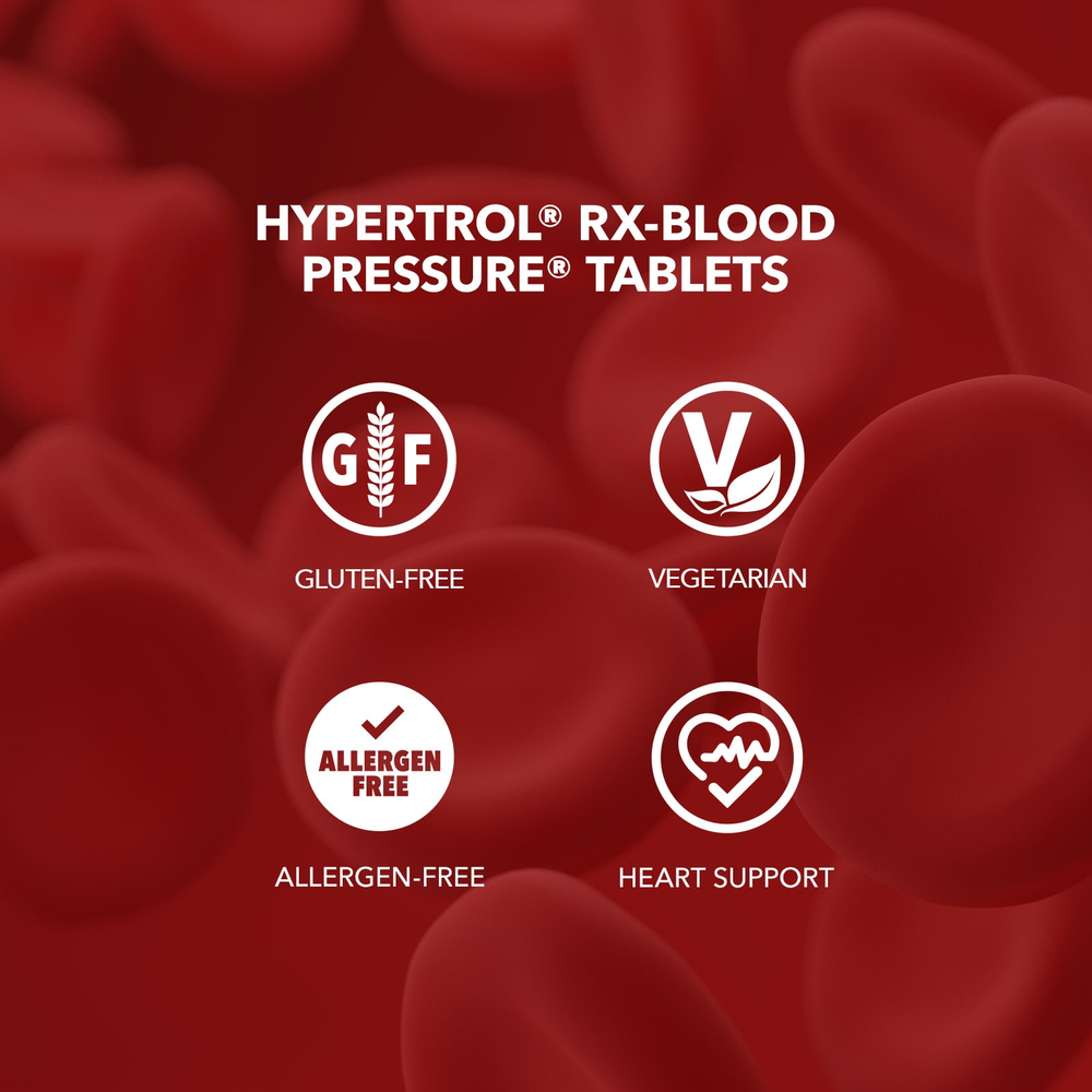 NaturesPlus, Advanced Therapeutics, Hypertrol®, RX Blood Pressure®, 60 таблеток