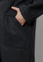 Шапан шерстяной на запах MURA SYZYGY BLACK