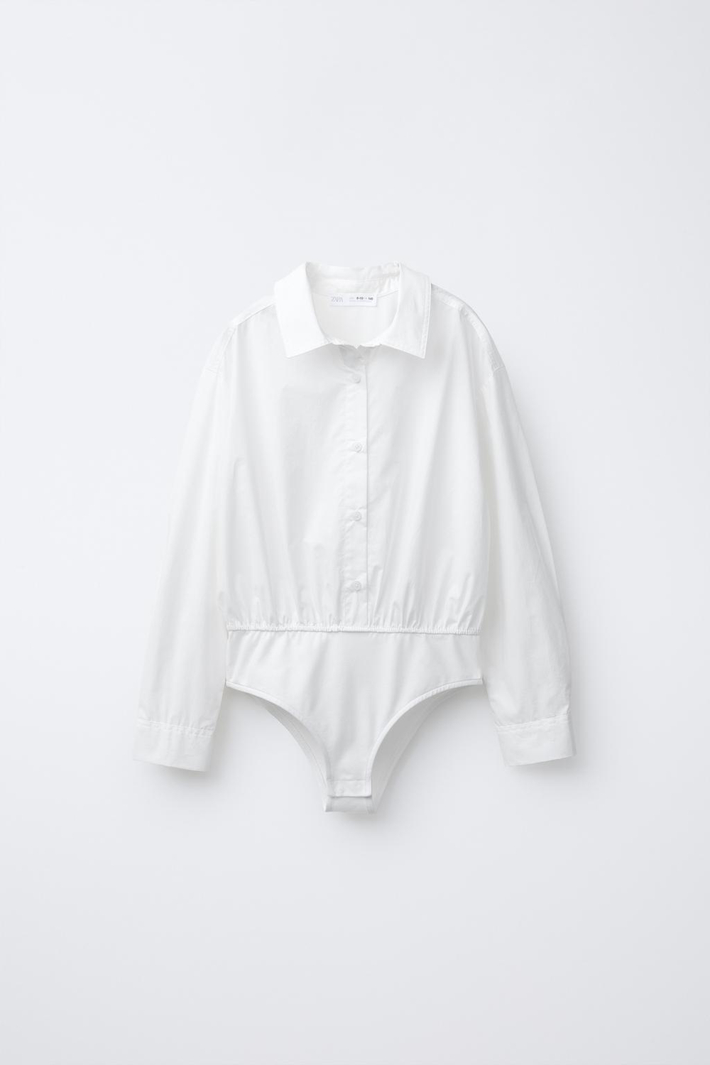 ZARA БОДИ-РУБАШКА, БЕЛЫЙ