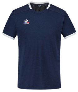 Мужская теннисная футболка Le Coq Sportif Tennis T-Shirt Short Sleeve N°5 - небесный