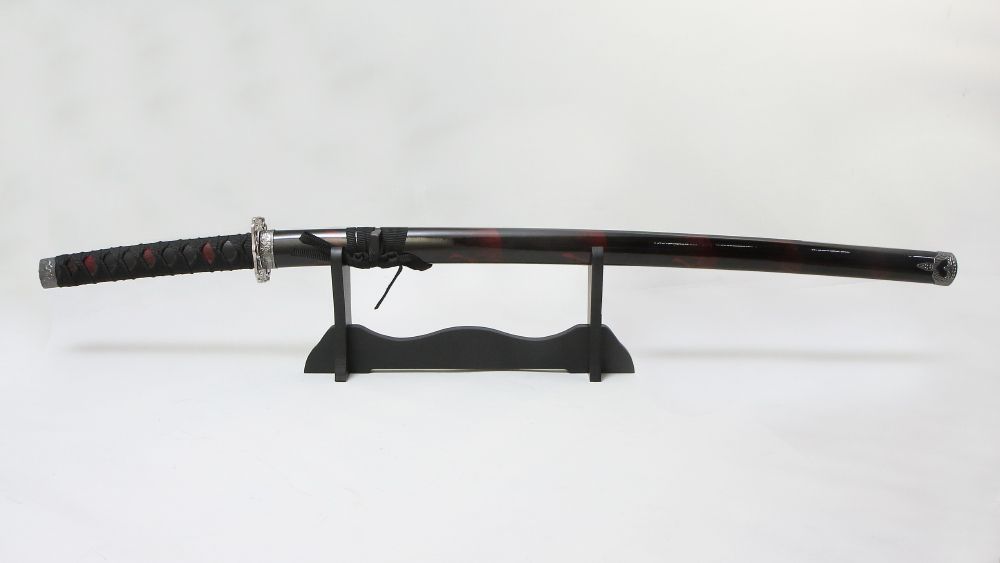 Armas Del Mundo Меч самурайский. Ножны черные, цуба серебро