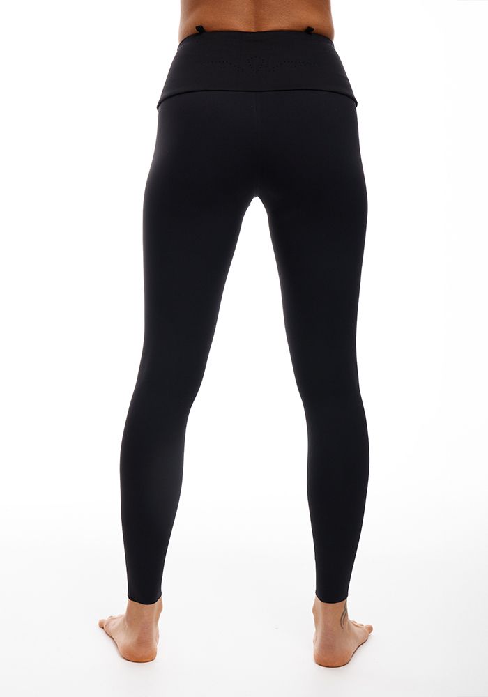 ТАЙТСЫ С ПОЯСОМ ЖЕНСКИЕ SFA FULL TIGHT | BLACK SKYBLUE