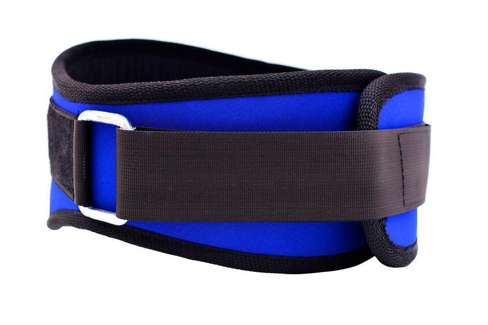Пояс атлетический Slim, XS (50-70 см), синий