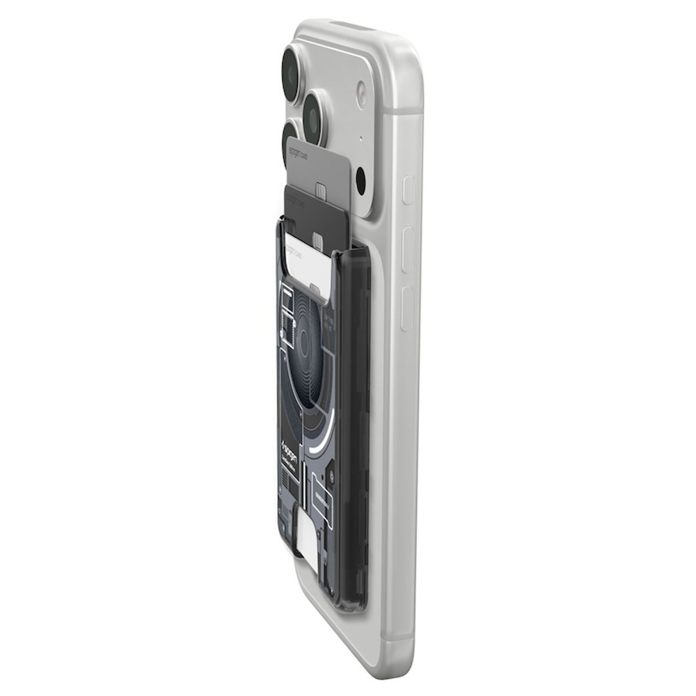 Картхолдер Spigen Ultra Hybrid Wallet Magsafe, zero one black