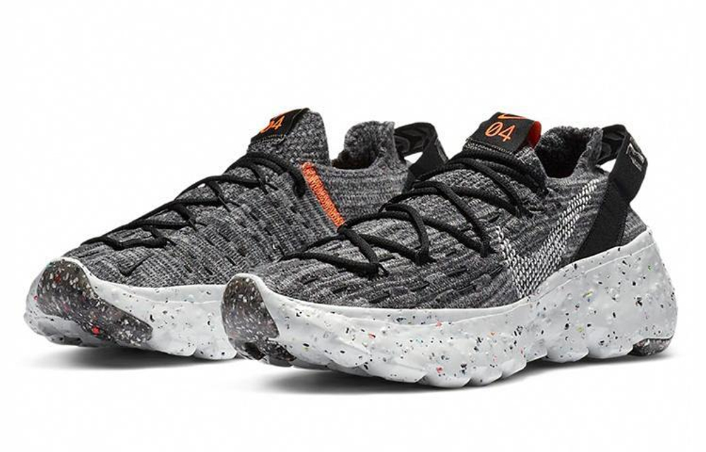 Кроссовки Nike Space Hippie Iron Grey (Женская размерная сетка)
