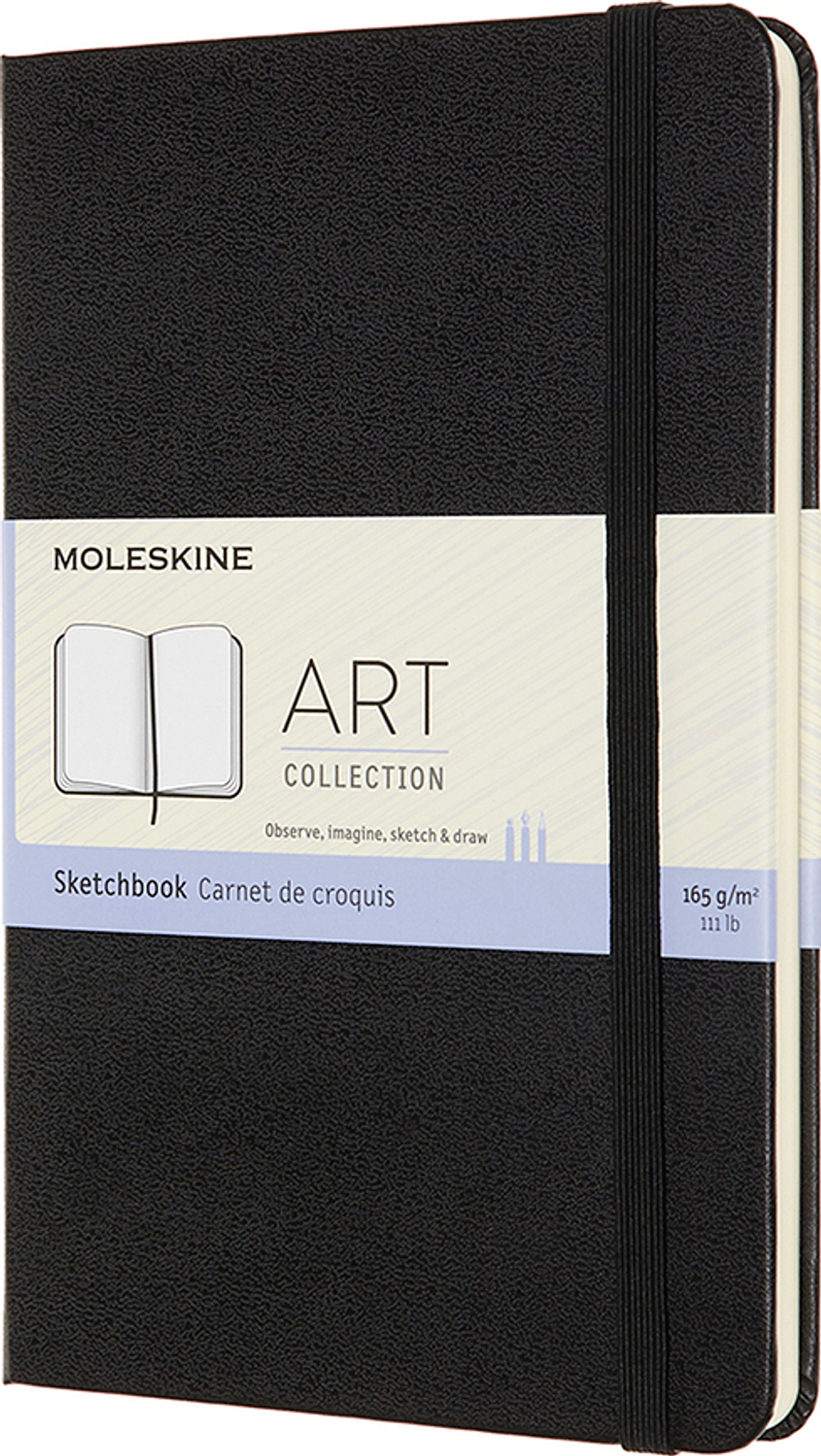 Блокнот Moleskine, M, A5, чёрный