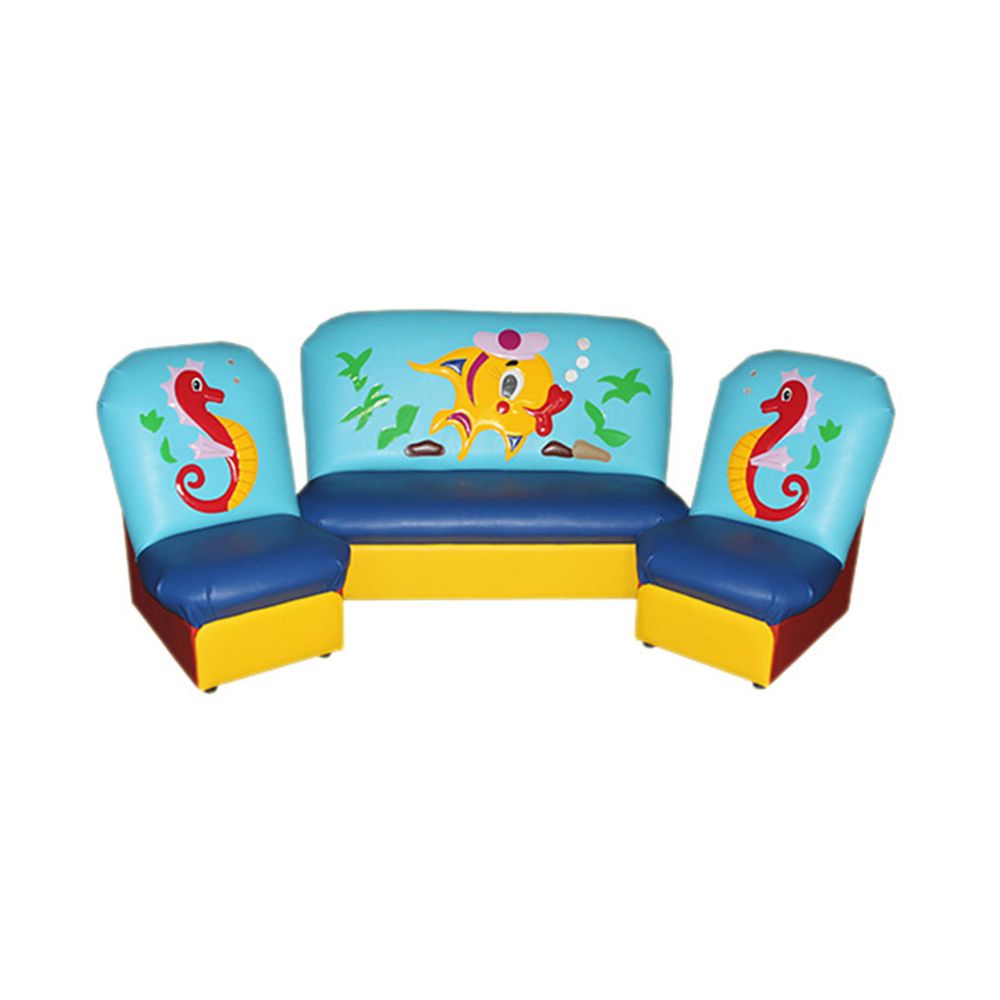 Комплект мягкой игровой мебели «Сказка» Рыба и морские коньки