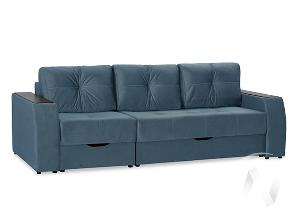 Диван прямой Спинер (МД) GROUND 08 (темно-синий)