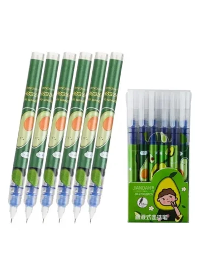 Роллер 6 шт в блистере Авокадо 0,5 mm синяя.