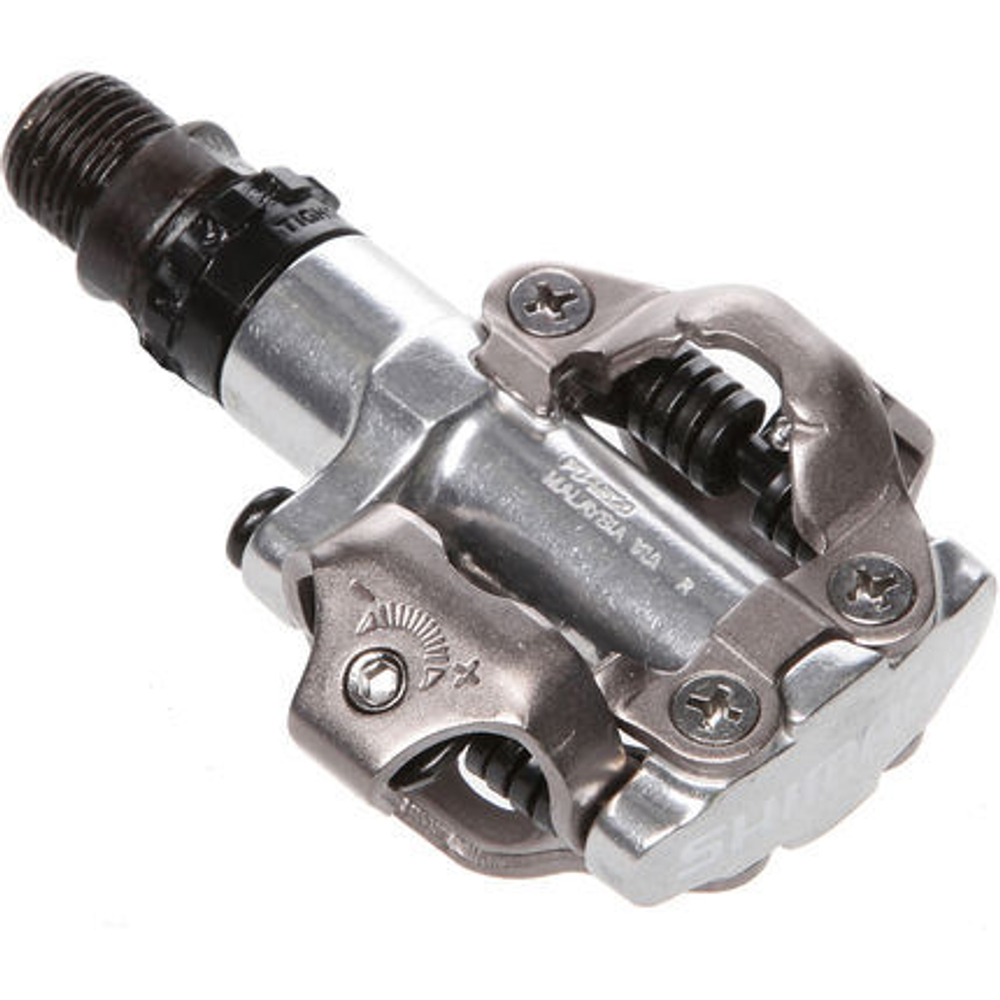 Педали Shimano, M520, с шипами, сереб.