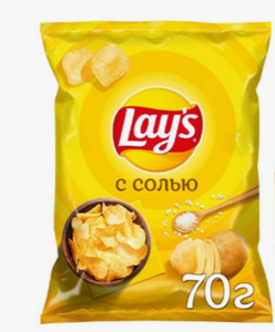 ЧИПСЫ LAYS СОЛЬ 70ГР