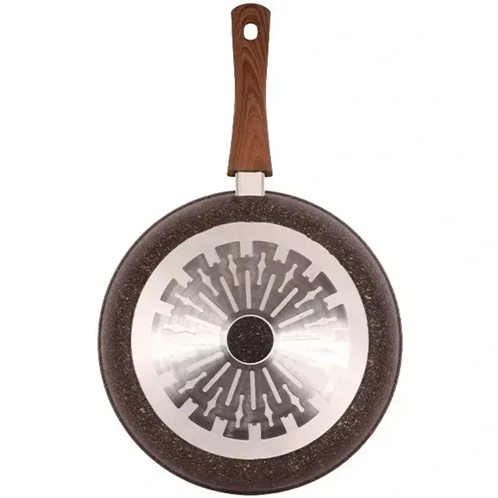 Сковорода 28*6,5см со съемной ручкой «Granit Ultra Induction» (red) сгаи282а