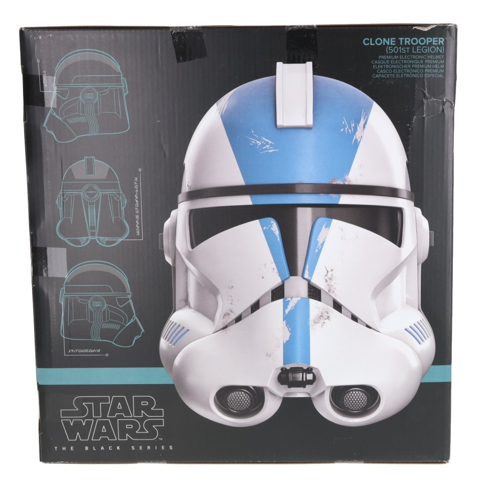 Электронный шлем Hasbro Star Wars The Black Series 1481 G0707 Клон-штурмовик 501-й легион G0707 — фото 14
