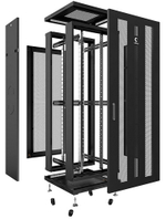 Шкаф напольный 19", 27U Cabeus ND-05C-27U60/60-BK