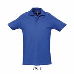Поло SPRING II 100% хлопок 210 грамм Синий  L