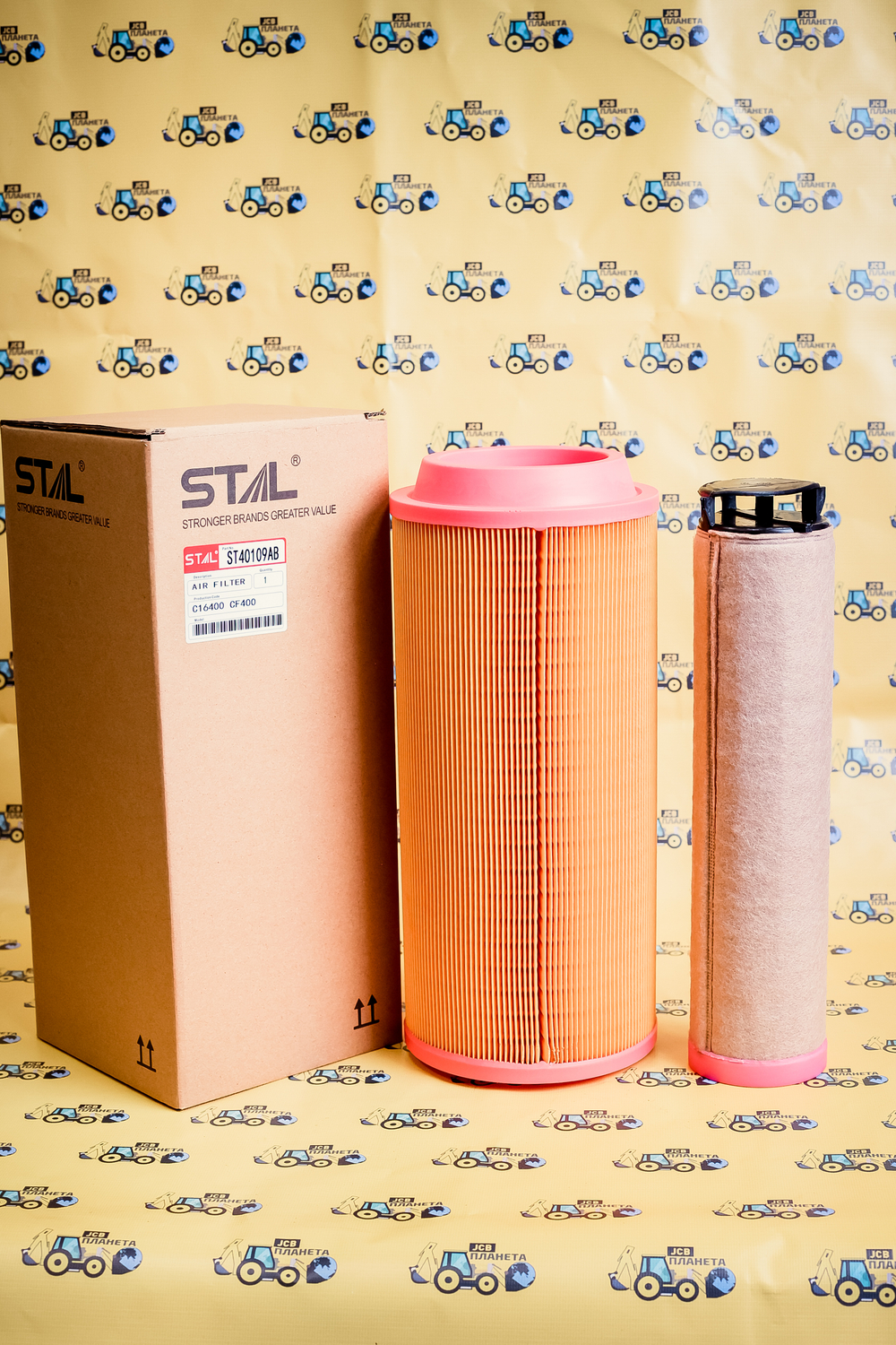 Комплект воздушных фильтров аналог гус. JCB 160, 200, 220 и телеск. JCB 540-170 и др.