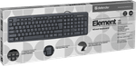 Клавиатура Defender Element HB-520 B (Черный), USB, ENG/RUS/KAZ,стандарт