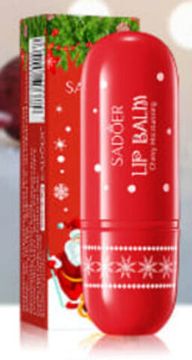 Бальзам для губ новогодний, красный