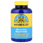 Nature's Life, восстанавливающий магний, 180 вегетарианских капсул