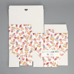 Сборная подарочная коробка «Веселые джентельмены» - 22 х 15 х 10 см. (Цвет: разноцветный)