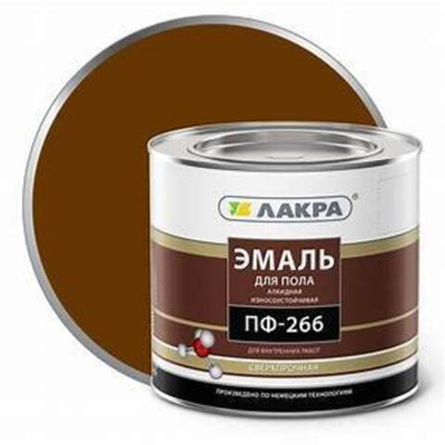Эмаль ПФ-266 2,8кг Престиж желто-коричневая