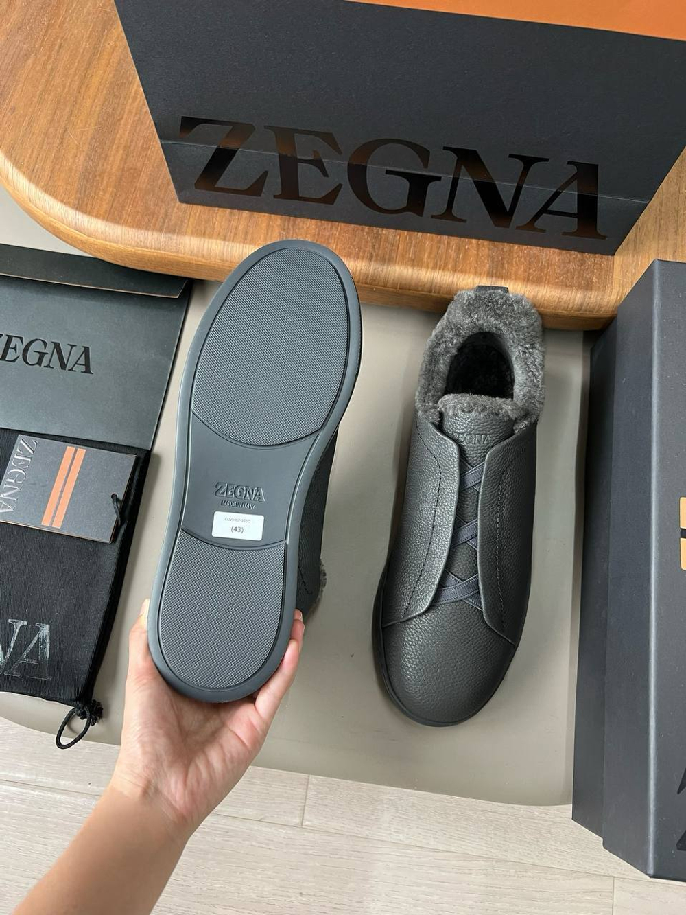 Кеды Zegna