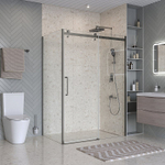 Душевой уголок BelBagno Marino 2-AH-1 100x100 стекло прозрачное/профиль оружейная сталь