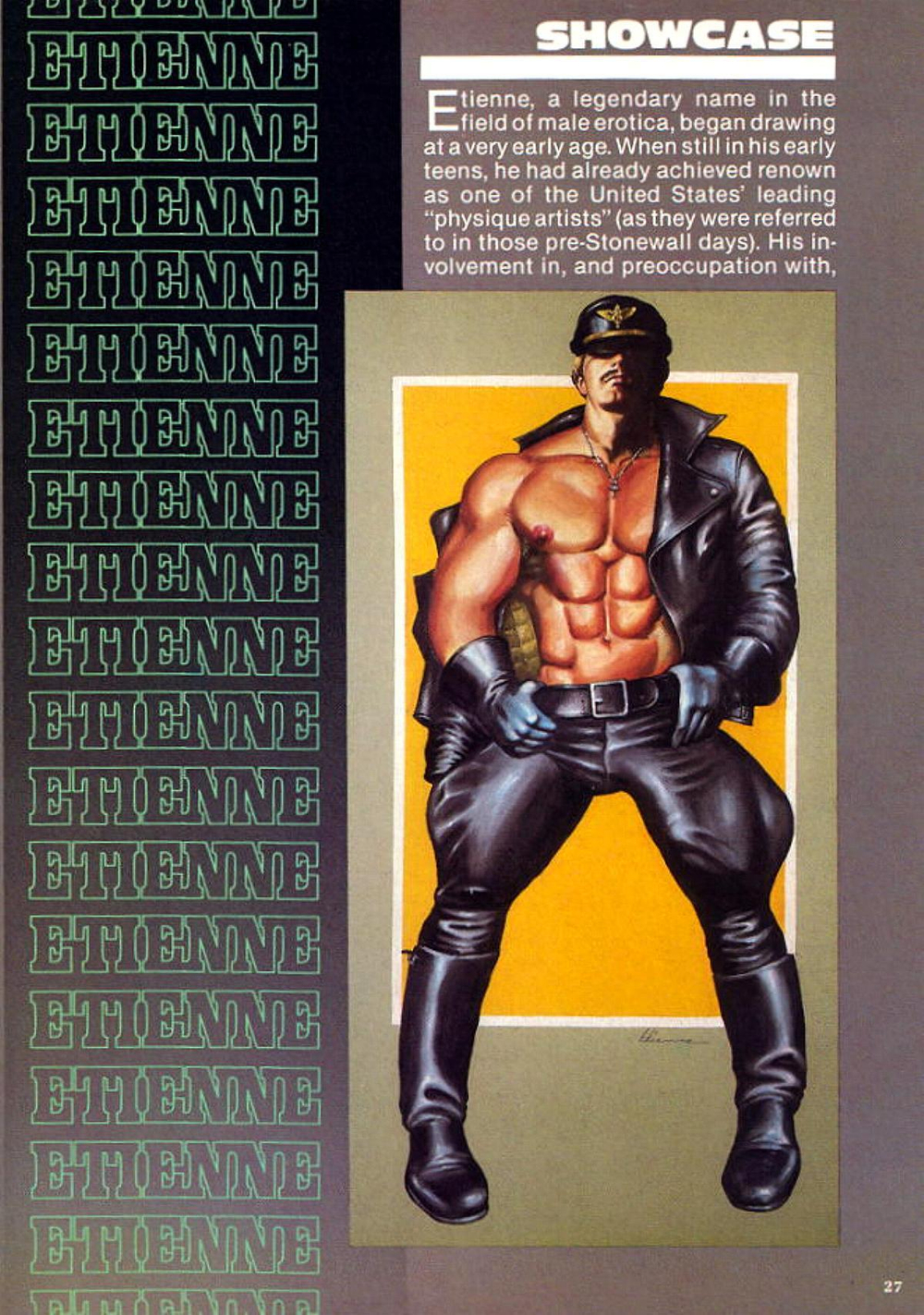 Etienne aka Stephen - эротическое искусство художника Дома Орехудоса. 18+