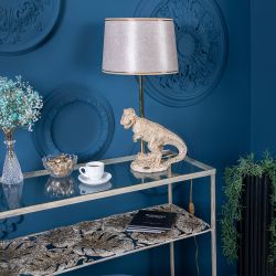 Настольный светильник Динозавр Тирекс Айвори