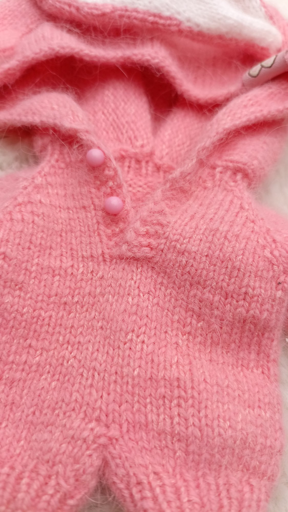 Комбенизон кролика розовый