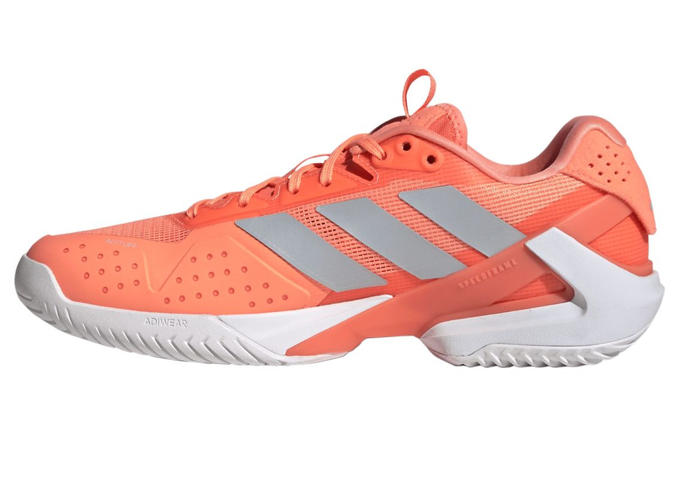 Женские Кроссовки теннисные Adidas Adizero Ubersonic 5 W - beam orange/grey/white