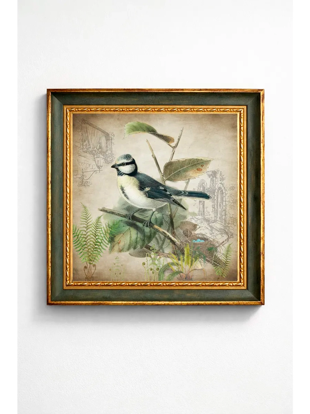 Картина на стену интерьерная на холсте 25*25 см