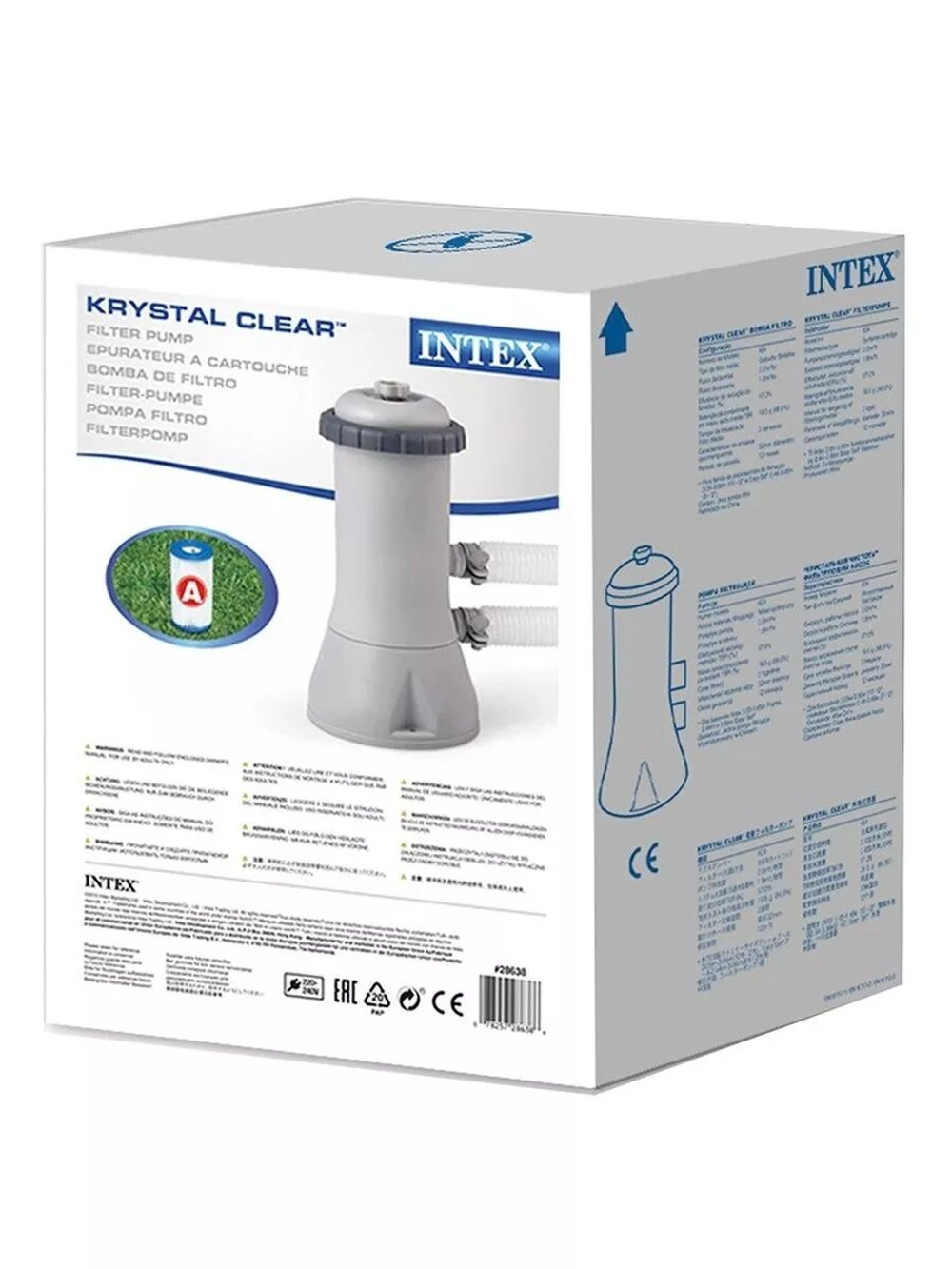 Фильтр-насос INTEX 28638, производительностью 3785 л/ч