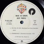 Deep Purple – Made In Europe (Япония 1979г.)