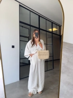 Костюм с кимоно с брюками на эластичном поясе