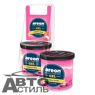 Ароматизатор в банке под сиденье Areon GEL САN 80гр - Бабл Гам\Babble Gum 704-GCB-06-ЧЗБ