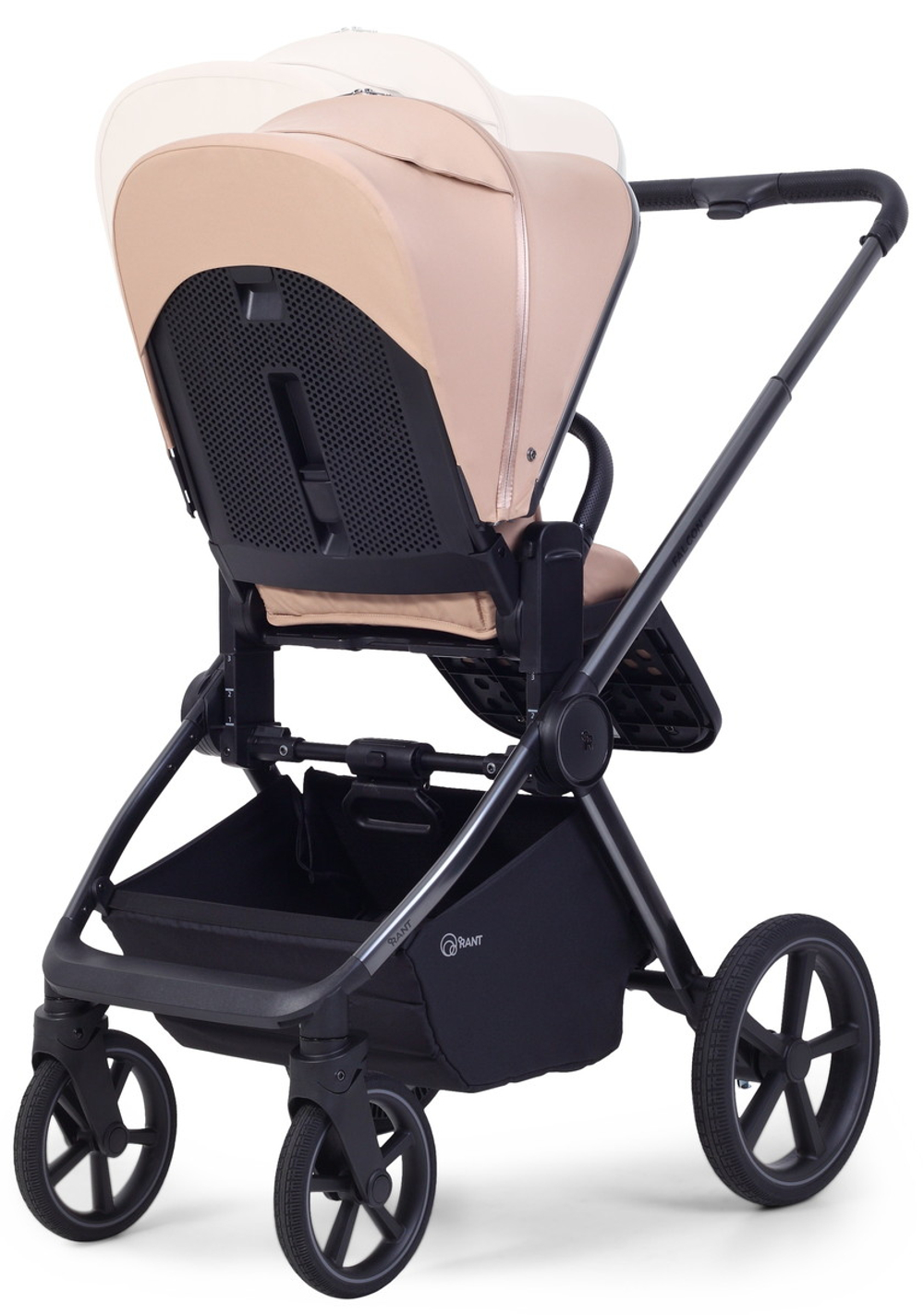 Детская коляска Rant Falcon Soft Therm 3 в 1 с автокреслом Evomax Black Beige