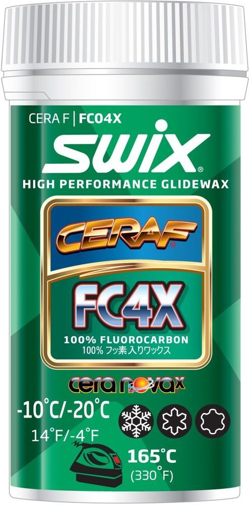 SWIX FC04X (-10°C до -20°C) Cera F powder, 30g