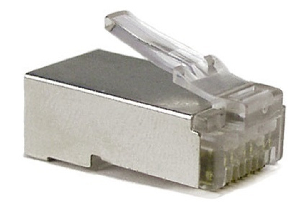 Разъем  Hyperline PLUG-8P8C-U-C6-SH-100
