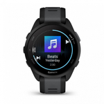 Часы Garmin Forerunner 165 Music черный с серым ремешком, 010-02863-30