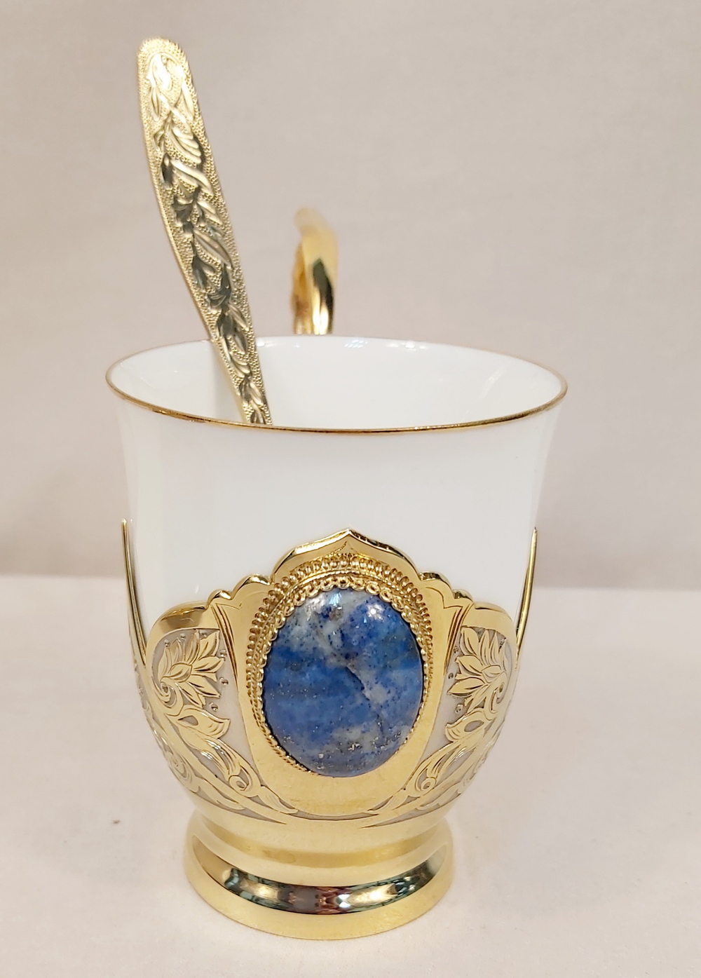 Кофейный набор "Лазурит"в подарочном футляре