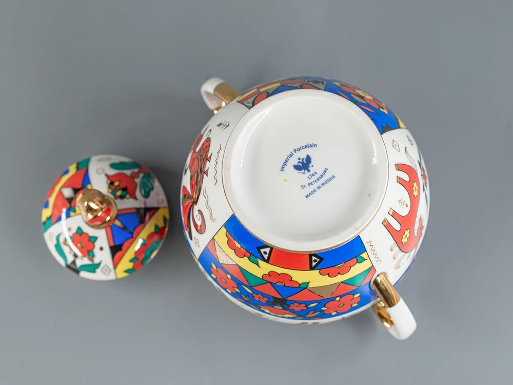 Сахарница форма Весенняя Народные Узоры арт. 80.60811.00.1