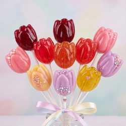 Карамель леденцовая «Тюльпан объемный» на основе подсластителя изомальт