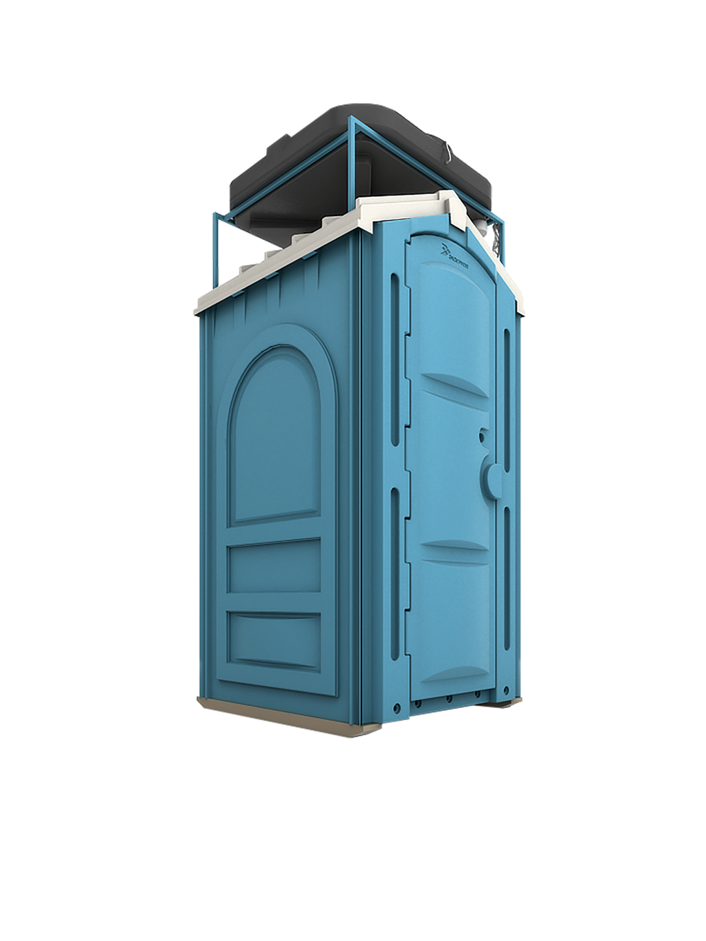 Мобильная душевая кабина Стандарт ECOGR Экогрупп(1200x1100x2550см;80кг;синий) - арт.560145