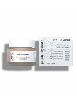 AMINU FACE SCRUB - полирующий скраб для лица, 50 гр