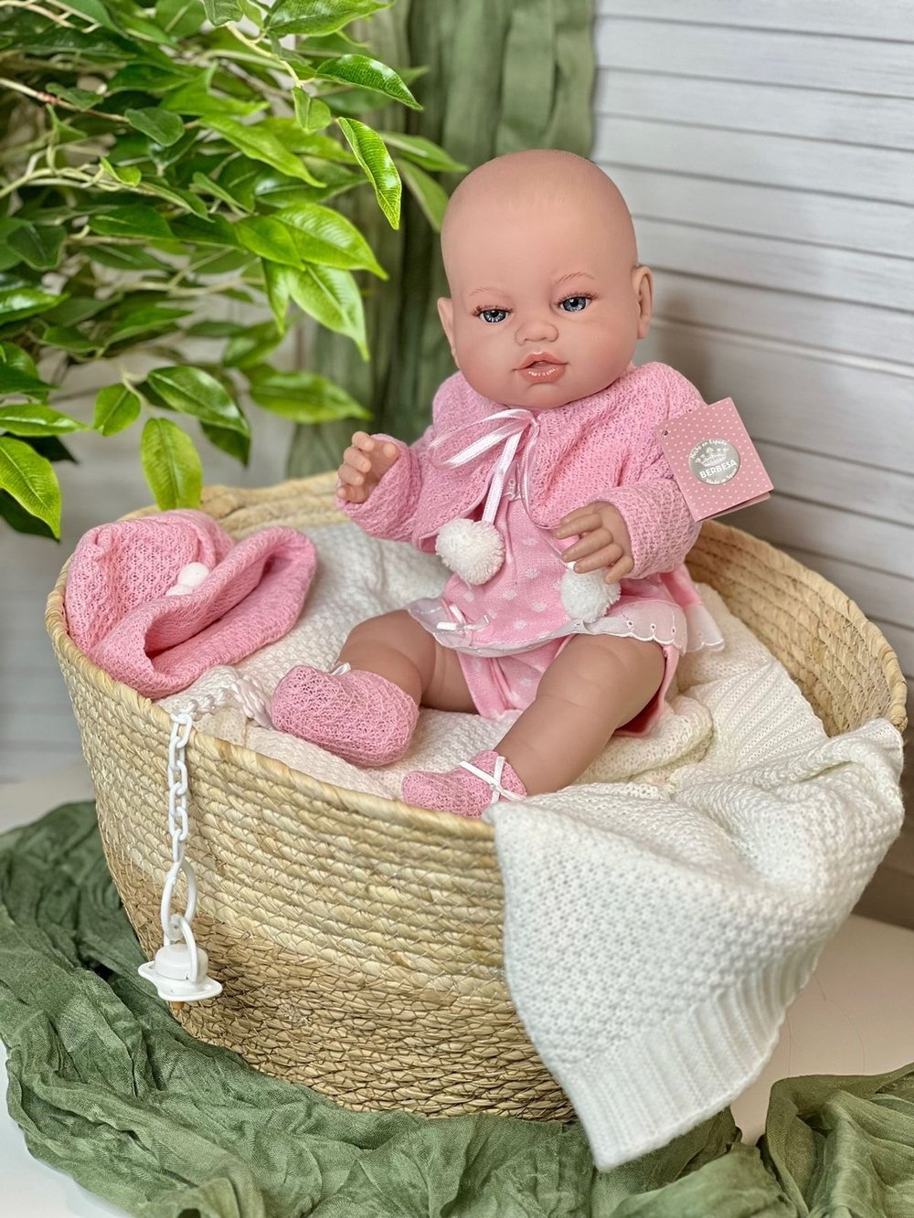 Кукла Berbesa виниловая 42см Recien Nacido (5110K)