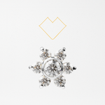 Flower bezel tops