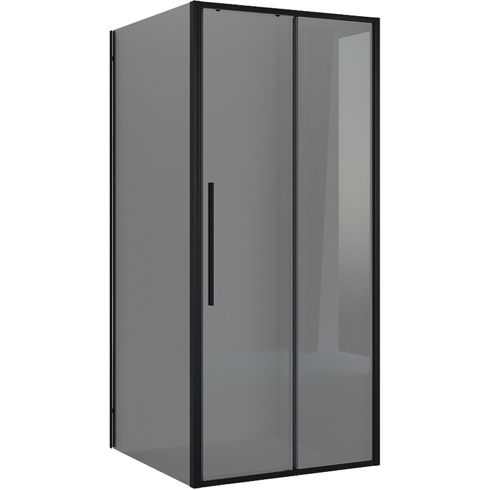 Душевой уголок Niagara Nova 90х80 NG-85-9TB-TB80-34 профиль Черный матовый стекло тонированное