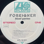 Foreigner ‎– Head Games (Германия 1981г.)